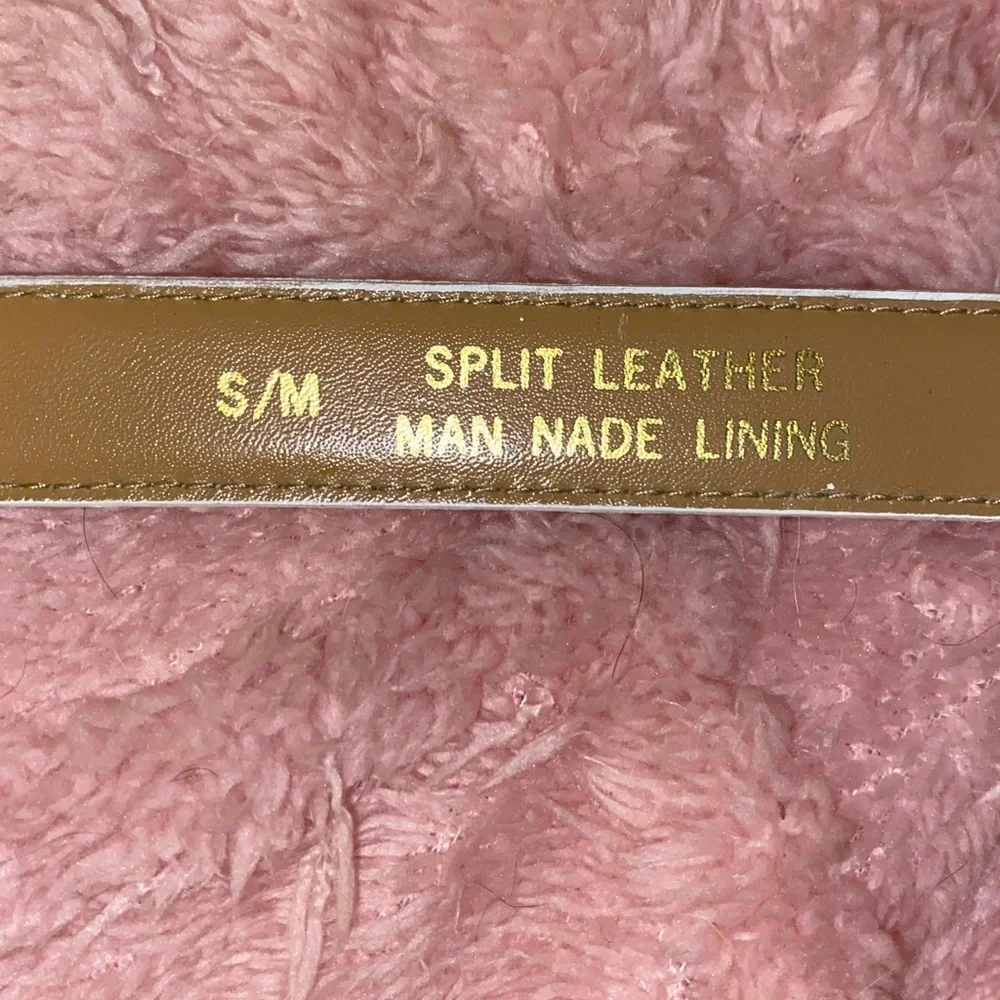 100% Genuine Ultra Soft Leather Adjustable Belt with Solid Brass Buckle S/M